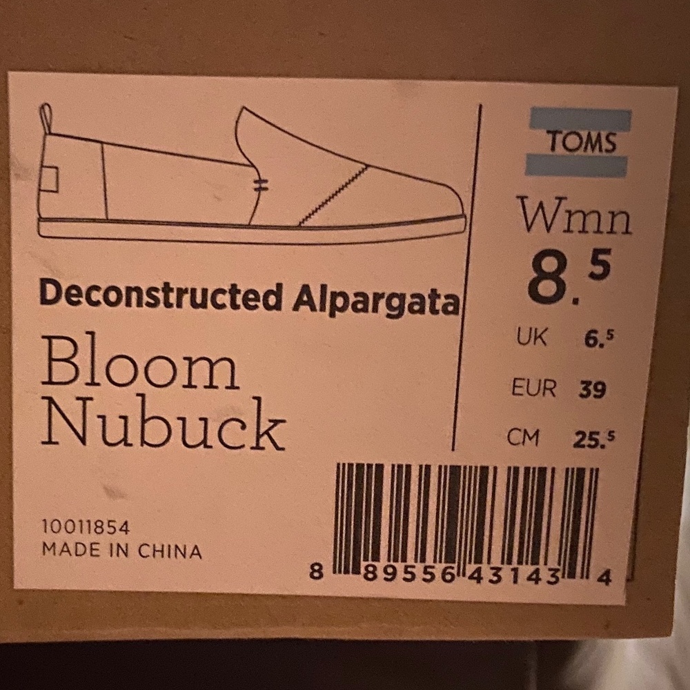 Deconstructed Alpargata Toms